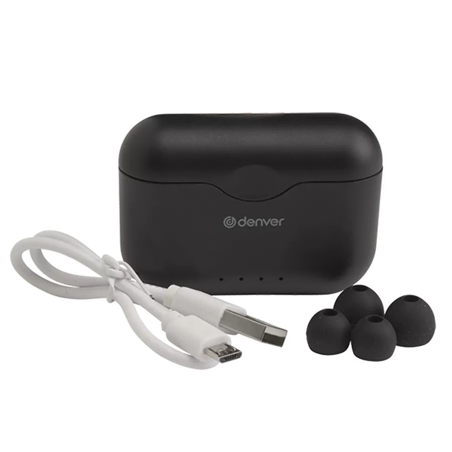 Denver TWE-37 Zwart - Draadloze oordopjes