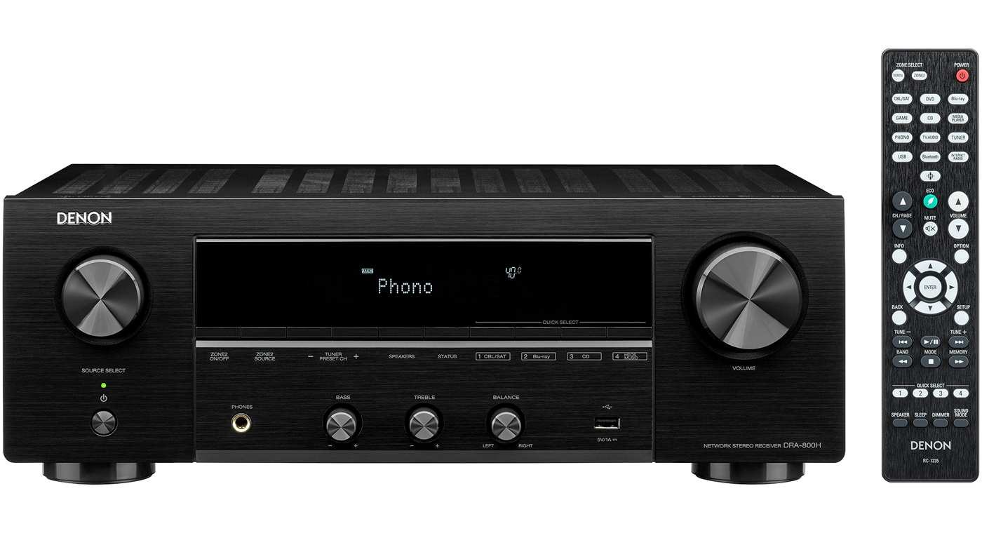 Denon DRA-800H (Zwart) - Receiver