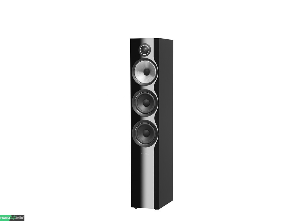 Bowers & Wilkins 704 S2 (Glans zwart) - Zuil speaker