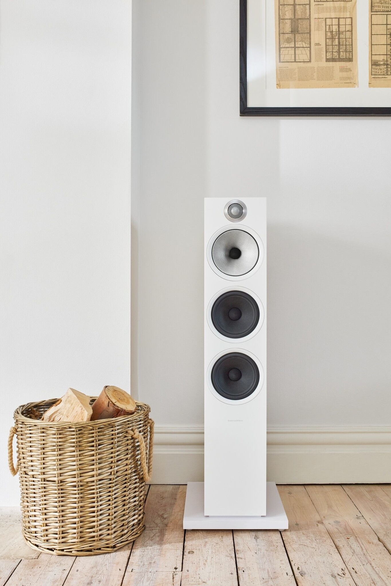 Bowers & Wilkins 603 S2 Speaker (Wit) - Zuil speaker