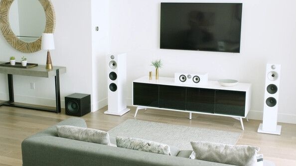Bowers & Wilkins 603 S2 Speaker (Wit) - Zuil speaker