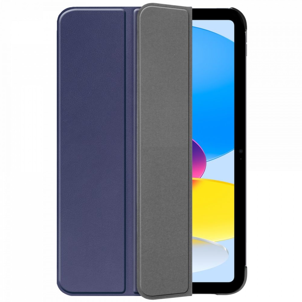 Just in Case Smart Tri-Fold Case - Apple iPad 2022 - Blauw - Beschermhoes