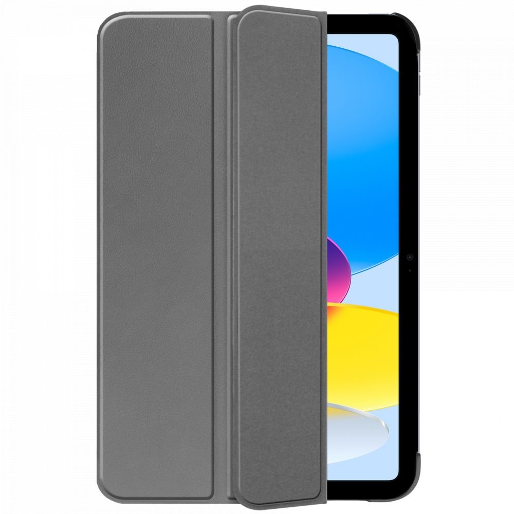 Just in Case Smart Tri-Fold Case - Apple iPad 2022 - Grijs - Beschermhoes