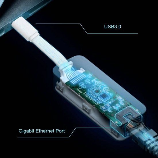 TP-Link UE300C USB Type-C naar RJ45 Gigabit Ethernet - Netwerkadapter