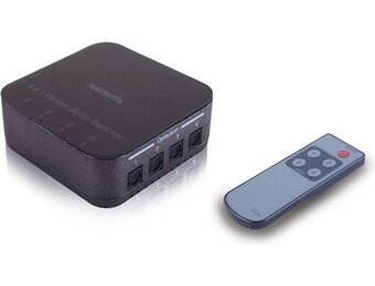 Marmitek Connect TS41 Toslink Digital Audio Switch 4x1
