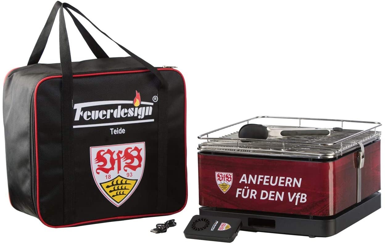Feuerdesign Teide VfB Stuttgart - Tafelbarbecue