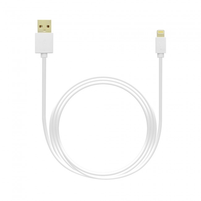 Grab 'n Go GNG-125 Lightning USB Kabel 2 Meter (wit)