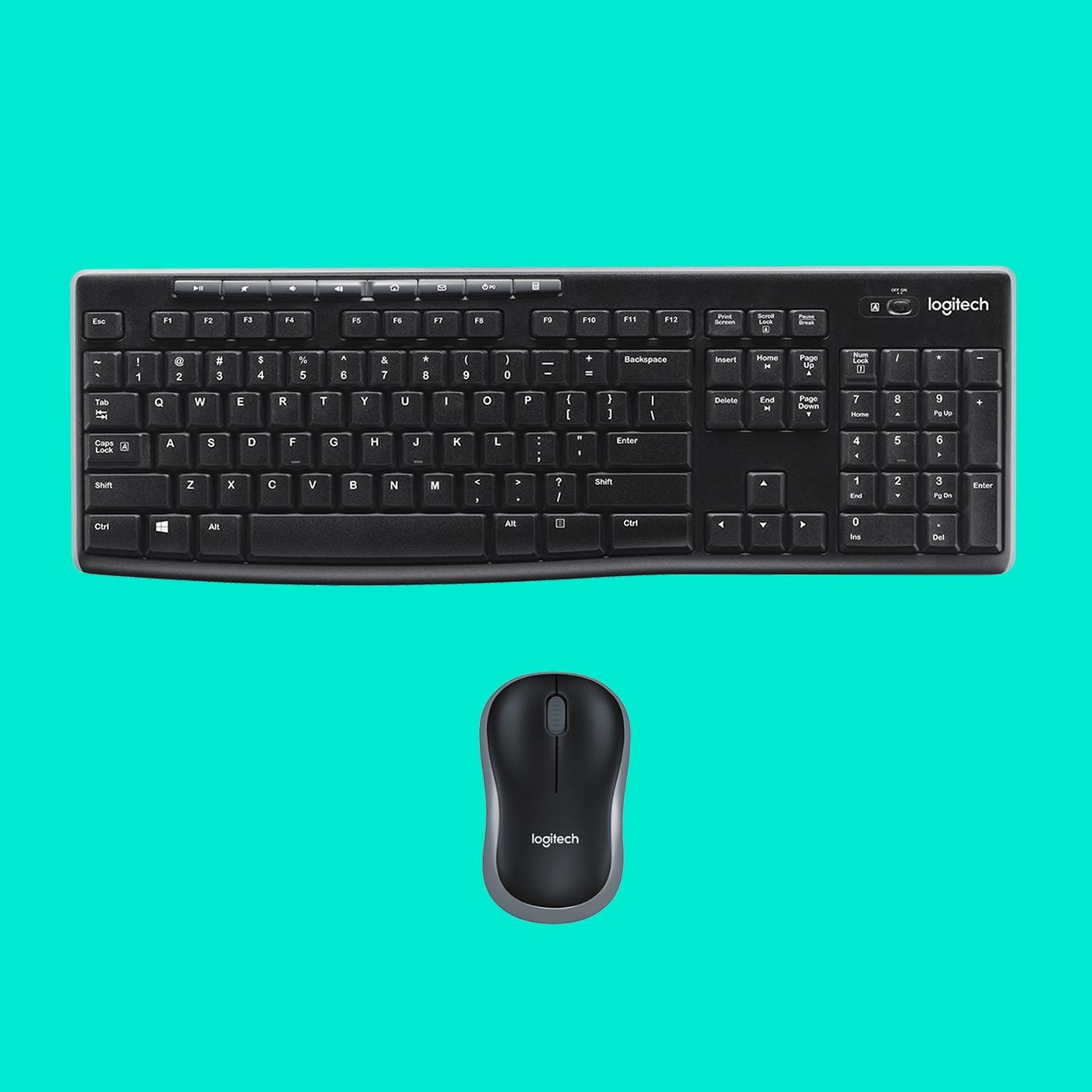 Logitech MK270 - Toetsenbord + muis set