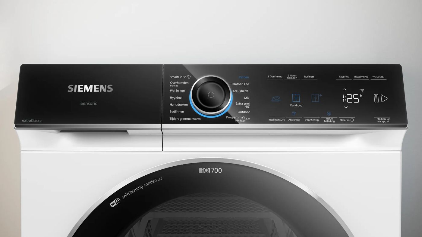 Siemens iQ700 WQ45B2A9NL - Warmtepompdroger