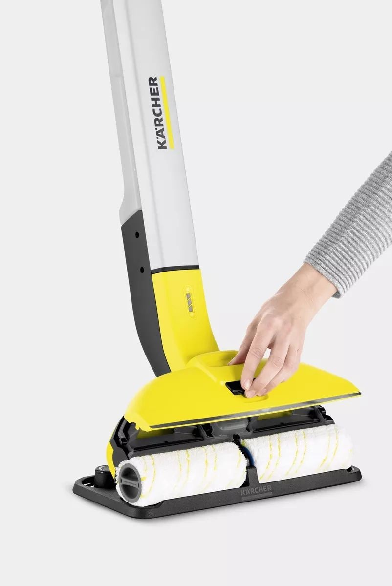 Kärcher Set van 2 microvezelrollen geel - Vloerreiniger