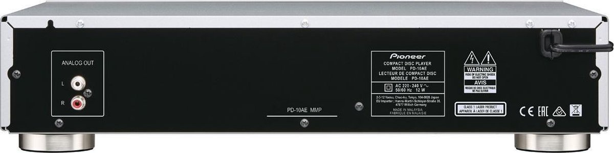 Pioneer PD-10AE Zilver - CD speler