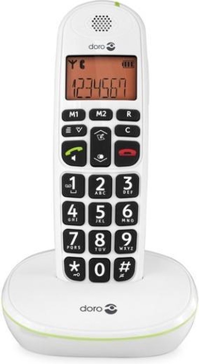 Doro PhoneEasy 100w Wit - Dect telefoon