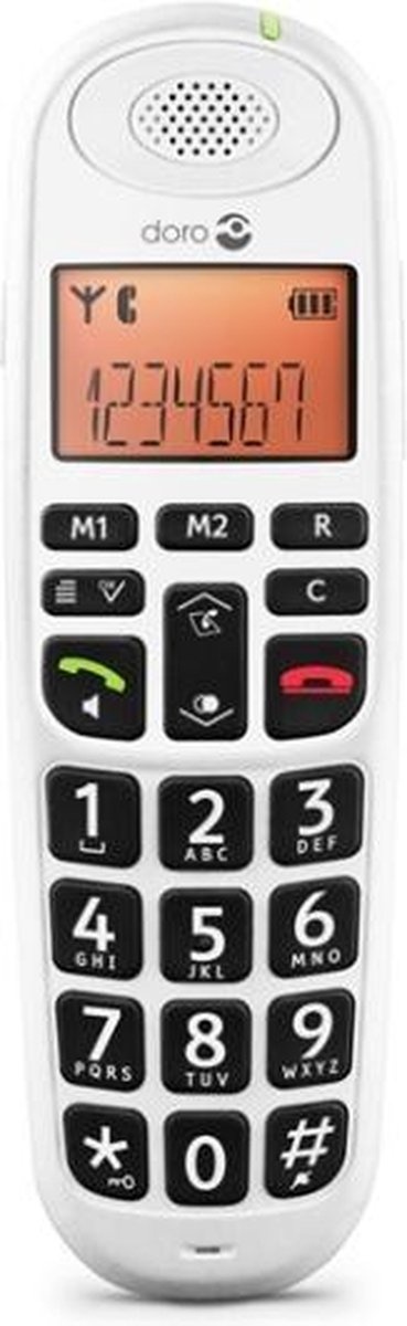 Doro PhoneEasy 100w Wit - Dect telefoon