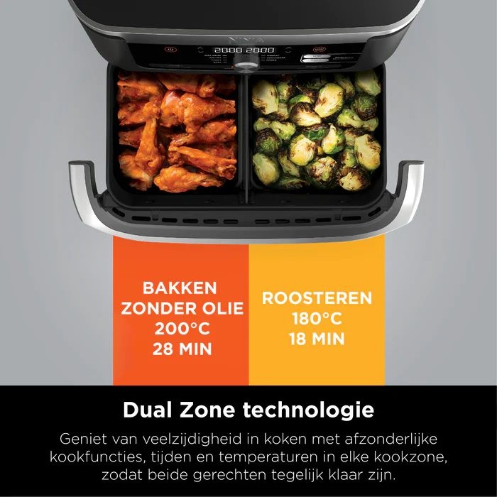 Ninja Foodi AF500EU - Hetelucht friteuse