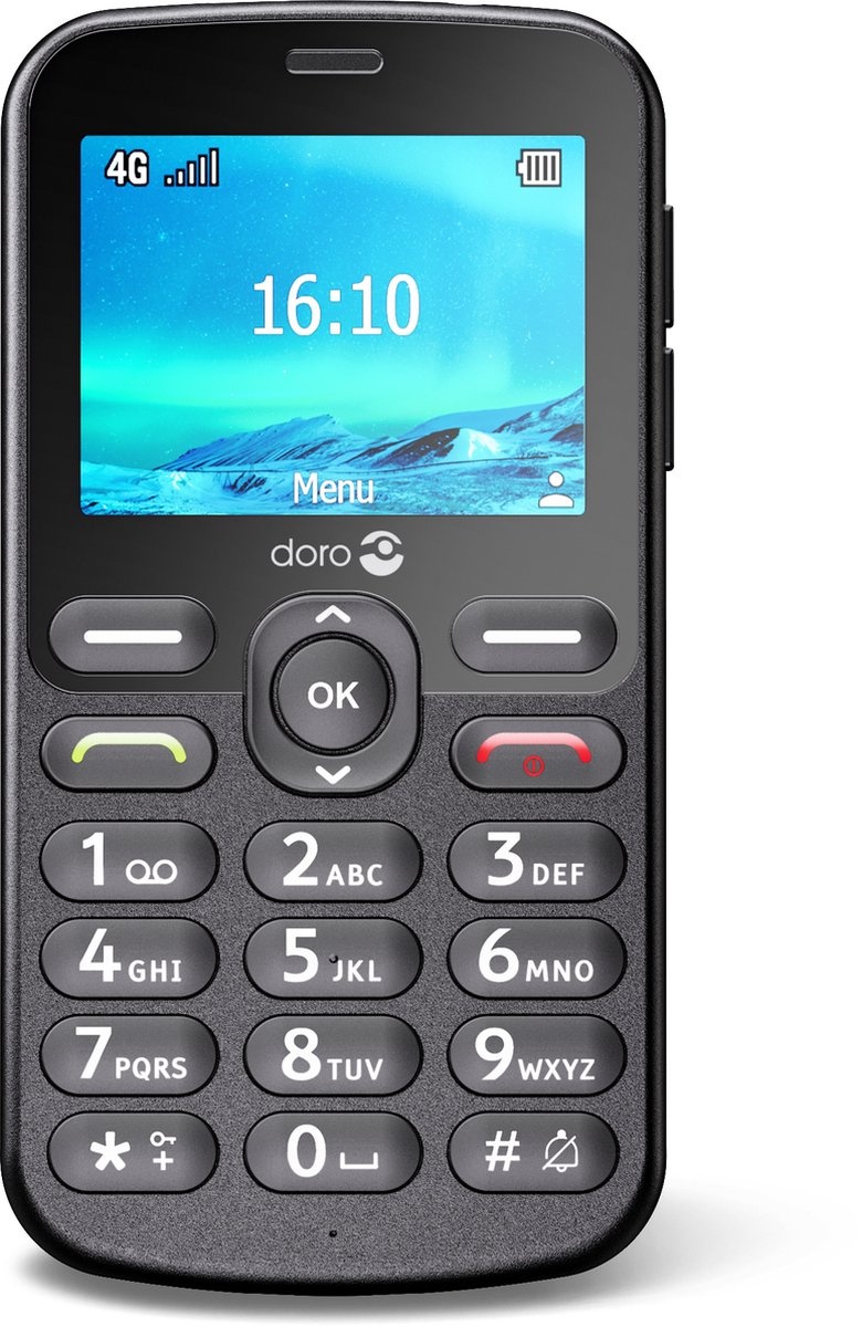 Doro 1880 Zwart - Mobiele telefoon