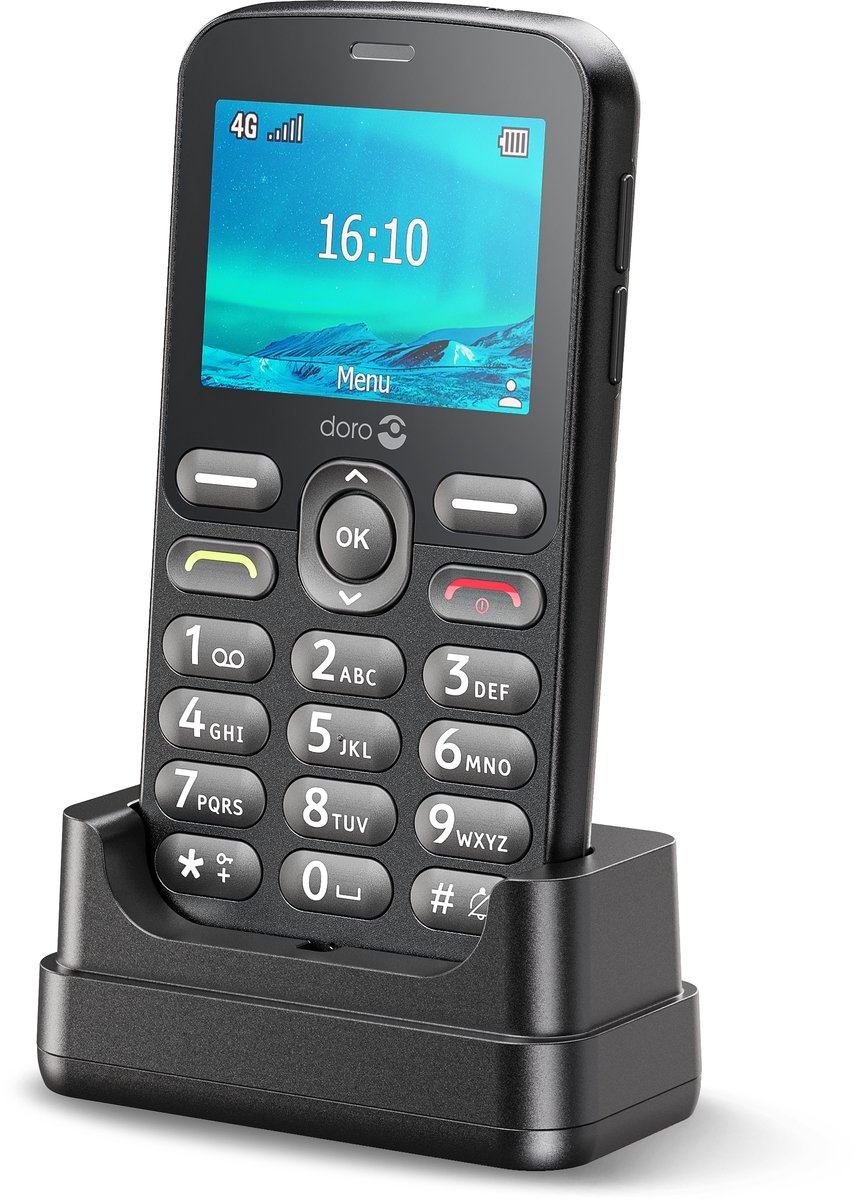 Doro 1880 Zwart - Mobiele telefoon