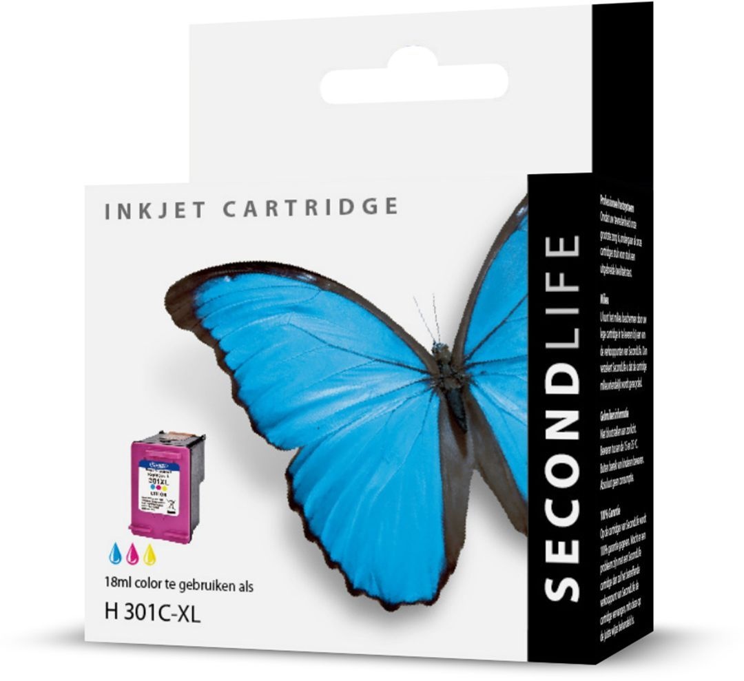 SecondLife HP 301 XL Color - Inktcartridge