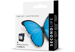 SecondLife HP 302 XL Zwart - Inktcartridge