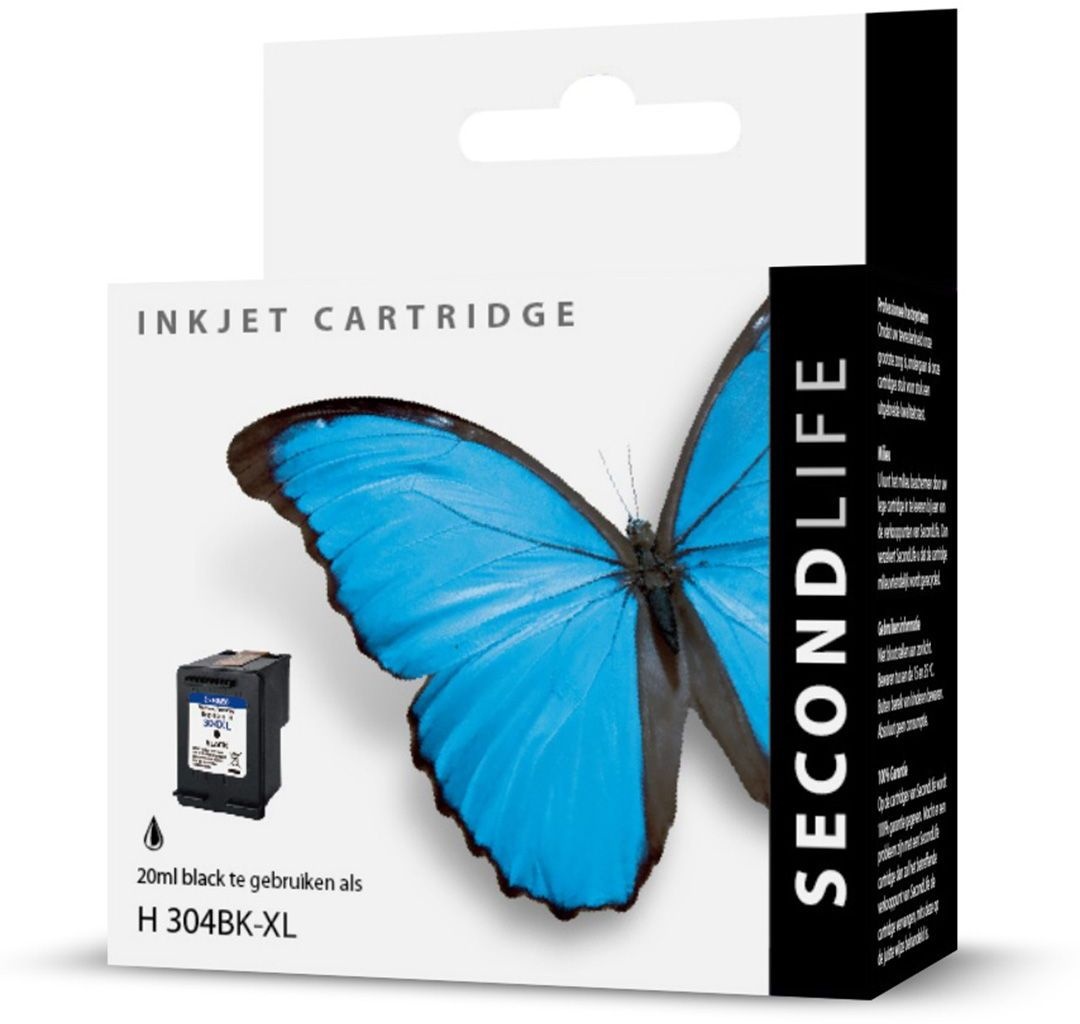 SecondLife HP 304 XL Zwart - Inktcartridge