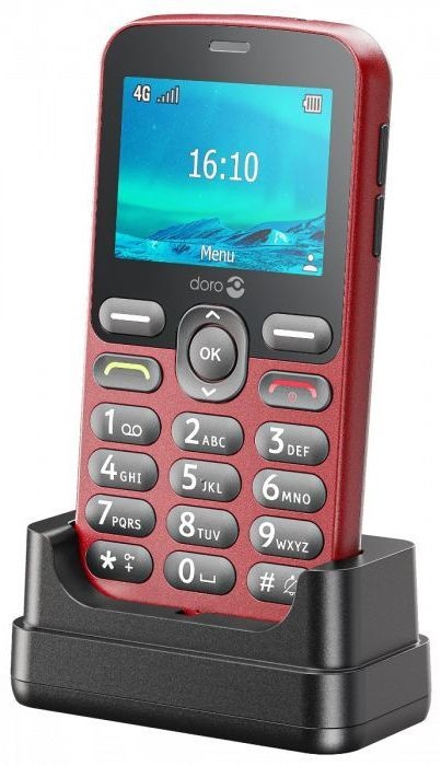 Doro 1880 Rood - Mobiele telefoon