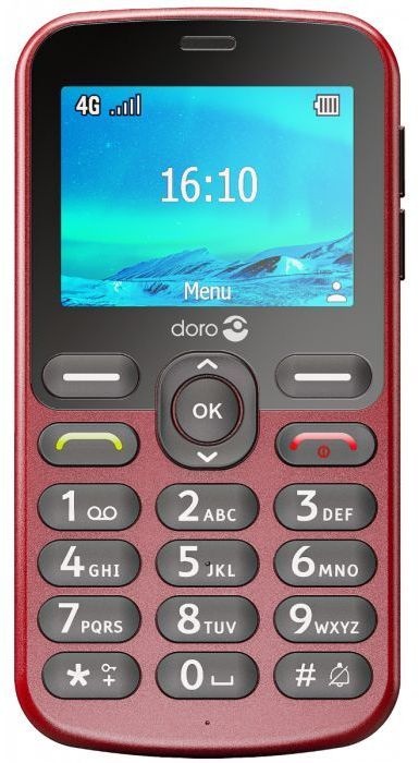 Doro 1880 Rood - Mobiele telefoon