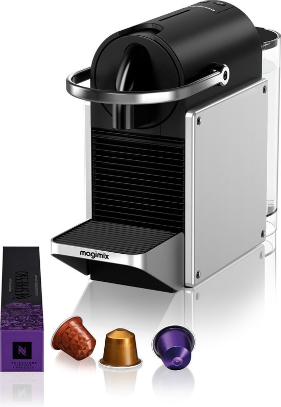 Magimix Nespresso Pixie M113 Metaalgrijs - Koffiemachine