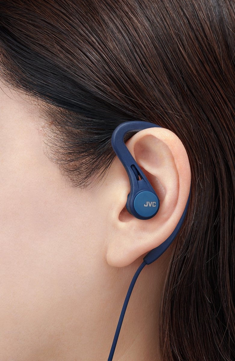 JVC HA-EC25W-A Blauw - Draadloze oordopjes