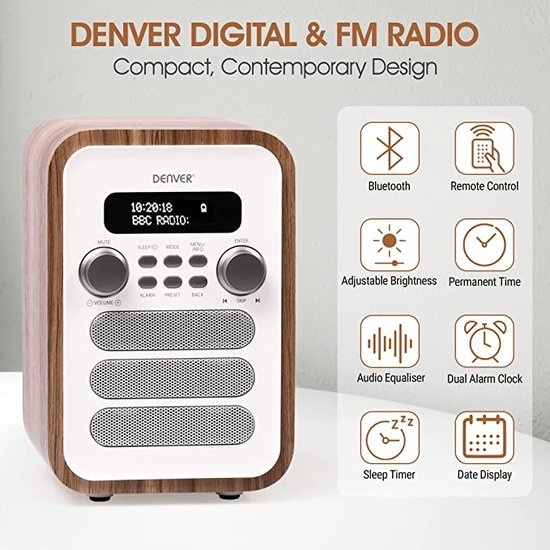 Denver DAB-48WHITE - Radio