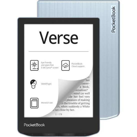 PocketBook Verse Blauw - E-reader