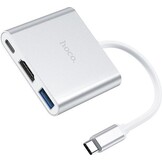 Hoco HB14 3in1 hub voor HDMI USB 3.0 USB-C - USB-hub