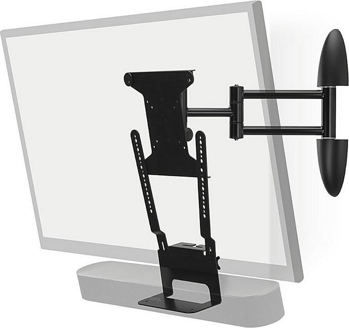 Flexson Cantilever beugel voor Sonos Beam + tv - TV muurbeugel