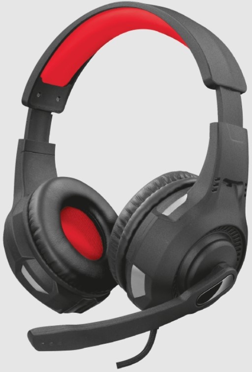 Trust GXT 307 Ravu (Zwart/Rood) - Gaming headset