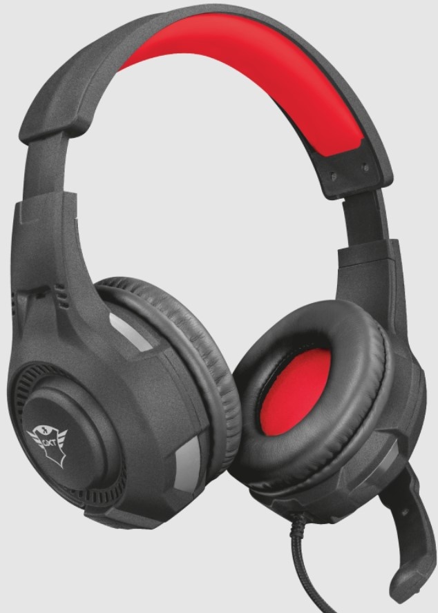 Trust GXT 307 Ravu (Zwart/Rood) - Gaming headset