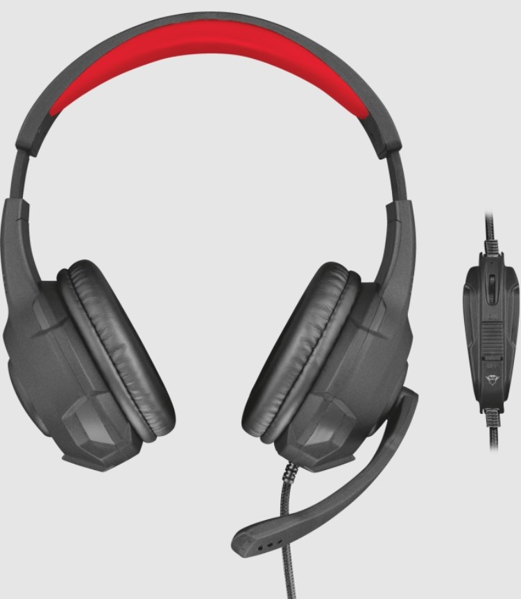 Trust GXT 307 Ravu (Zwart/Rood) - Gaming headset
