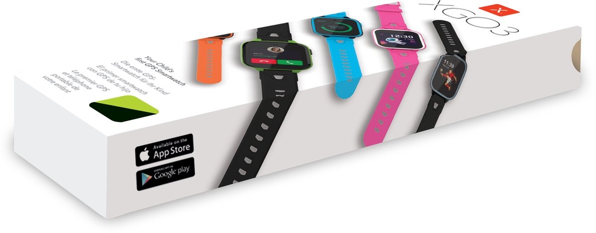 Xplora XGO3 Zwart - Smartwatch
