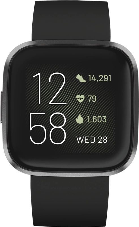 Fitbit Versa 2 Zwart - Activity tracker