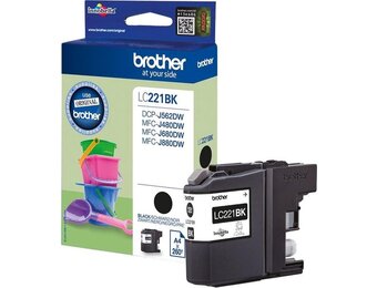 Brother LC-221BK Zwart - Inktcartridge