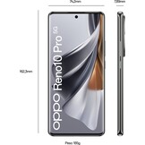 OPPO Reno 10 5G 256 GB Silver Grey - Mobiele telefoon