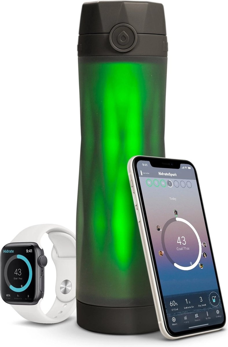 Hidrate Spark 3 Zwart - Drinkfles