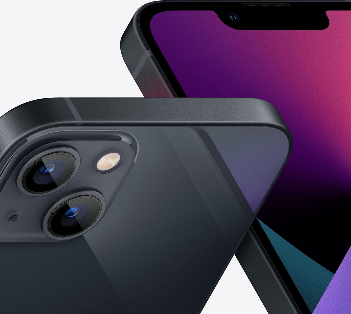 Apple iPhone 13 128GB Zwart (licht gebruikt) - Mobiele telefoon