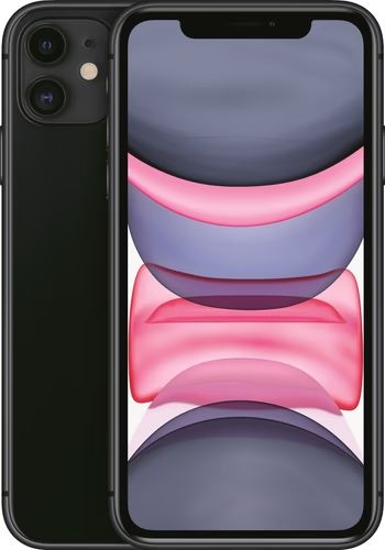 Apple iPhone 11 64GB Zwart (licht gebruikt) - Mobiele telefoon