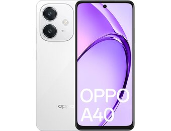 OPPO A40 4G 128GB Starlight White - Mobiele telefoon