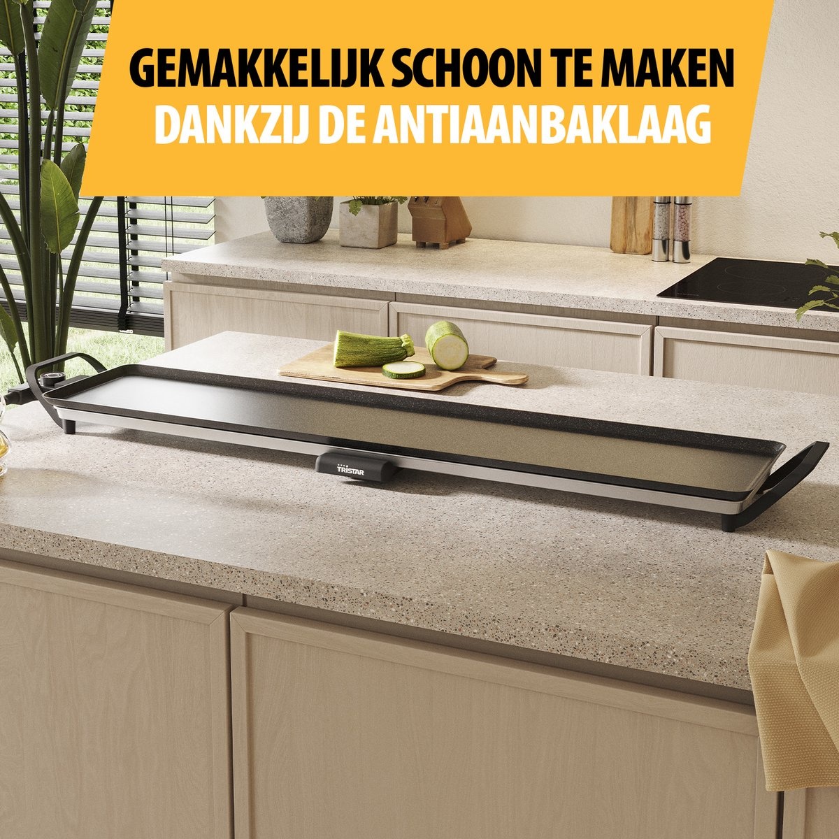 Tristar BP-2670 Tafel Grill Slim XXL - Grillplaat