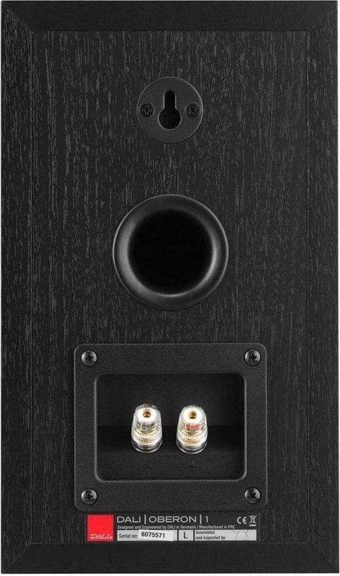 Dali Oberon 1 Zwart - Boekenplank speaker