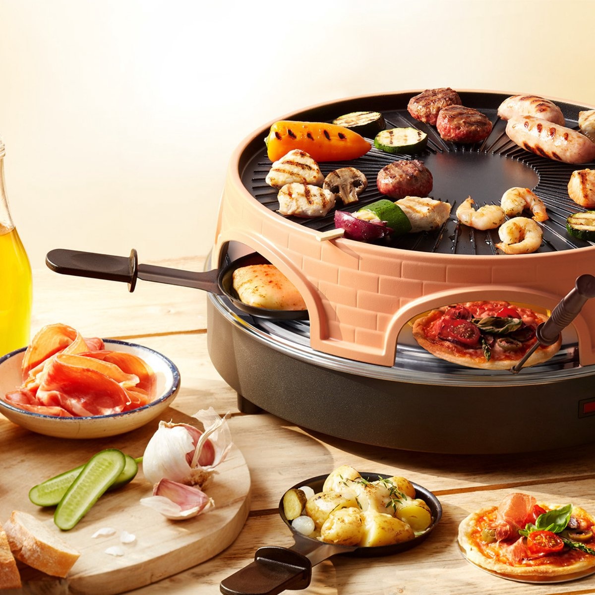 Emerio PO-113255.4 3-in-1 - Pizzarette
