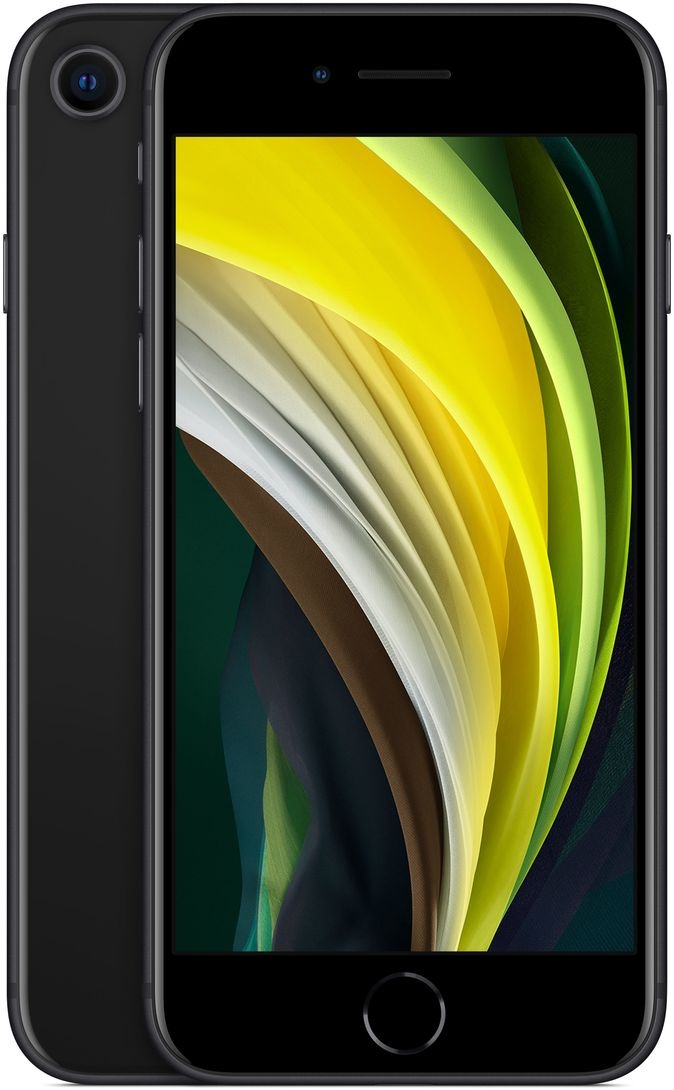 Apple iPhone SE (2020) 64GB Black (Refurbished) - Mobiele telefoon