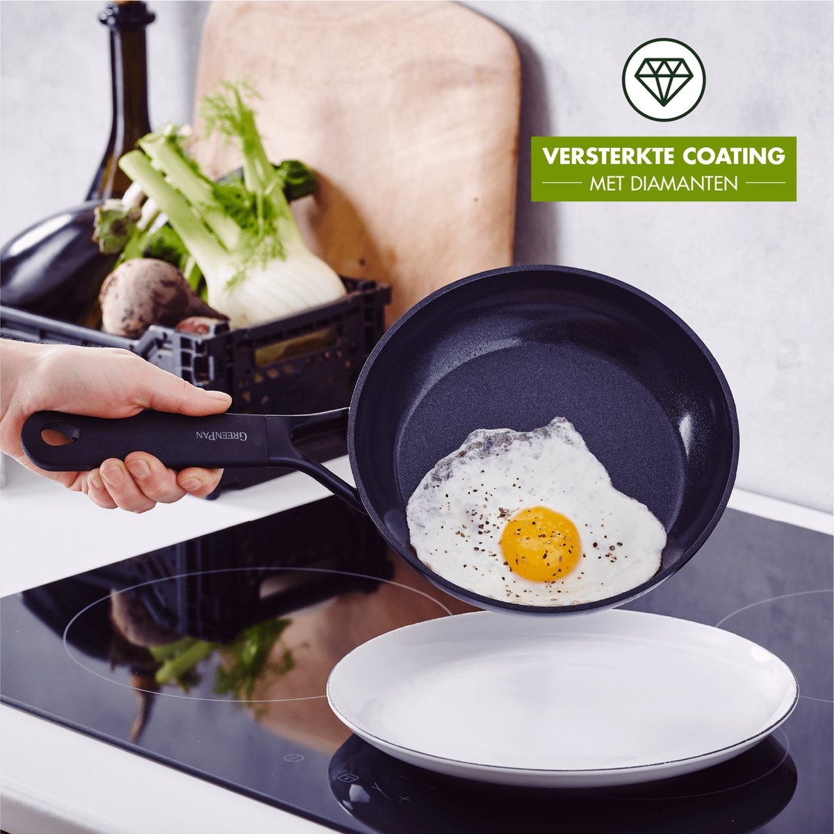 GreenPan Smartshape Koekenpan Ø24 cm - PFAS vrij