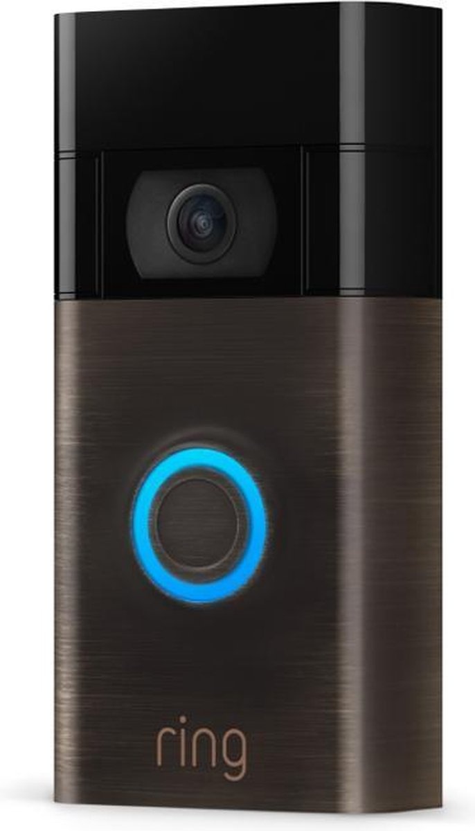 Ring Video Doorbell 2nd Gen (Brons) - Deurbel