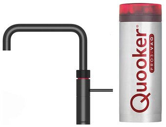 Quooker PRO3 Fusion Square Zwart - Kokendwaterkraan