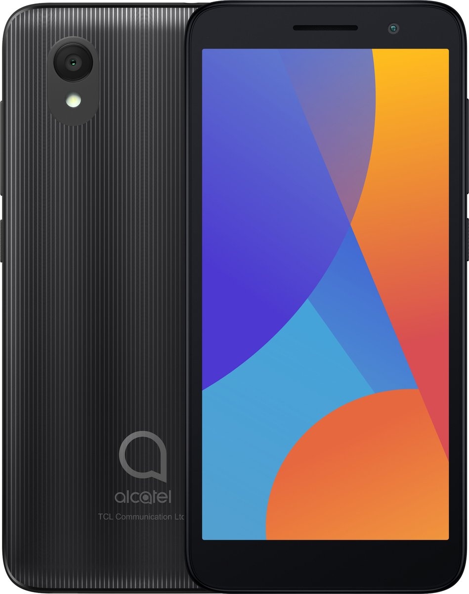 Alcatel 1 (2021) 8GB Zwart - Mobiele telefoon